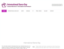 Tablet Screenshot of international-dance-day.org